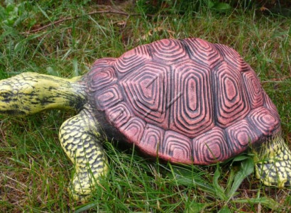 Design Schildkröte Figur Statue Skulptur Figuren Skulpturen Garten Deko Neu